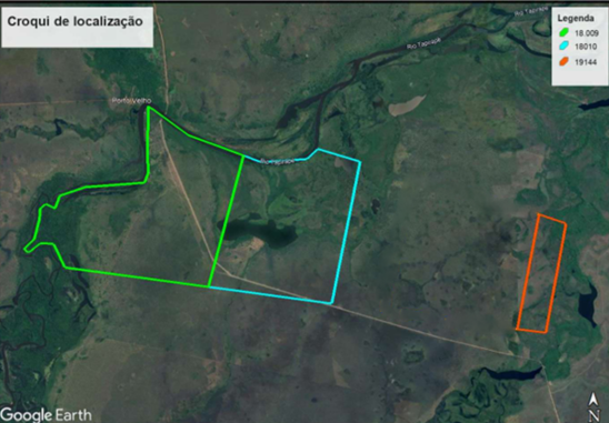 Gleba de terras | Matrícula Nº 19.404 | Luciara (MT)